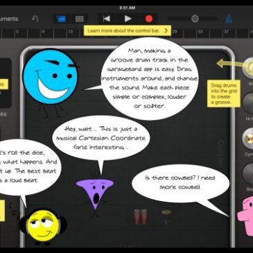 The GarageBand app is powerful and a simple way to kick out the…